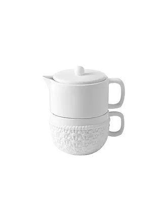 RAEDER | Kanne mit Tasse 9,5x14,5cm STRICK | 